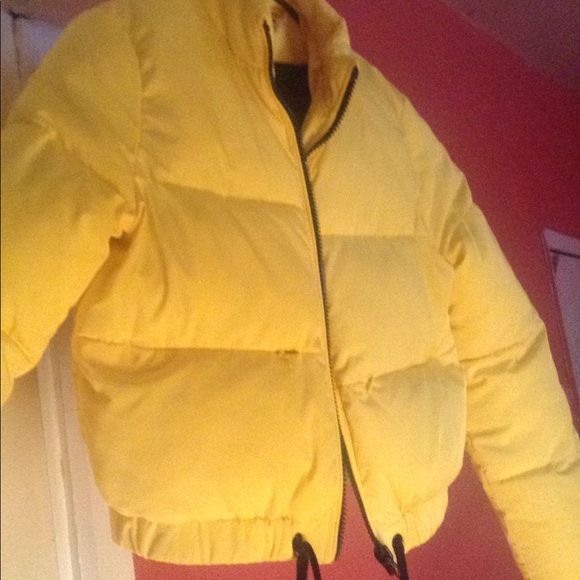 Bright Yellow Puffer Jacket, Buy Now 